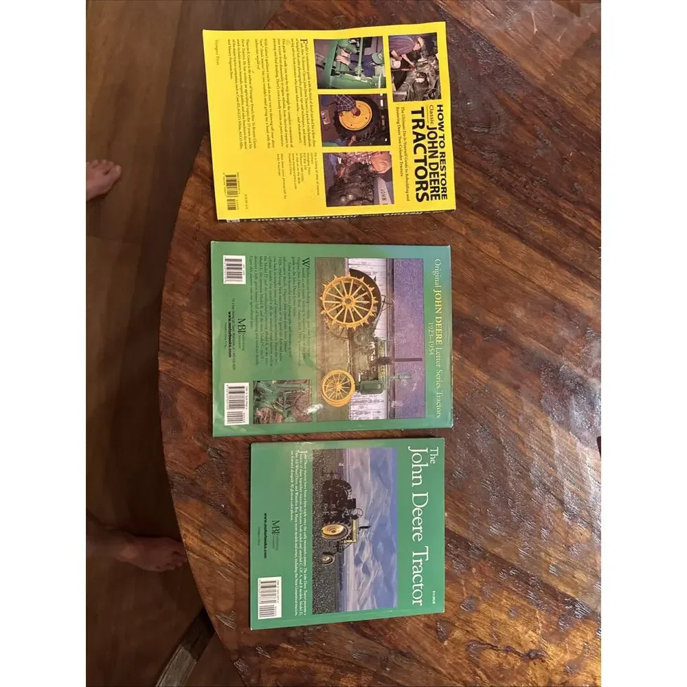 John Deere Tractor Book Lot (3) Letter Series 1923-1954, How to Restore, History